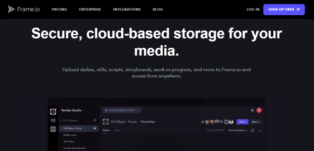 Frame.io Review Collaborative Software for Video Production